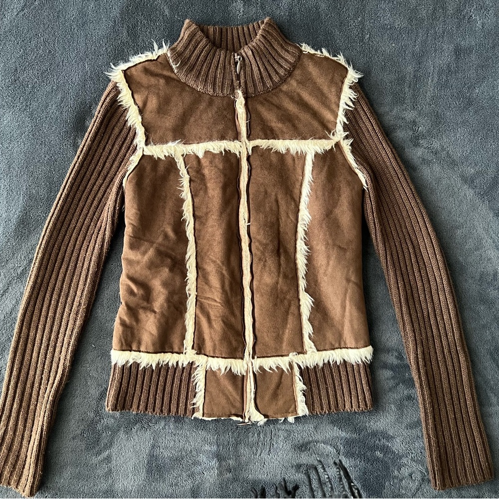 Glimmer | long sleeve sweater | size M US | brown